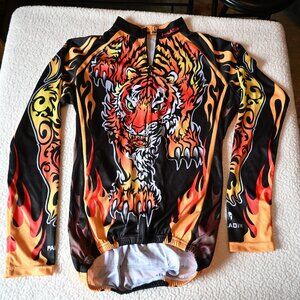 Long sleeve PaladinTiger cycling jersey. Size L